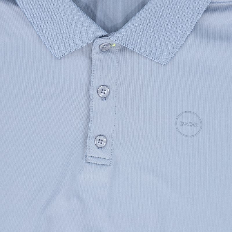 Bace S/S Dusty Blue Logo Polo