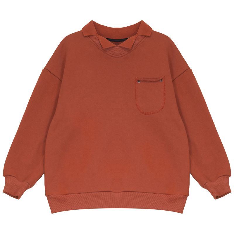 Calla Lili Rust Big Boy Sweatshirt