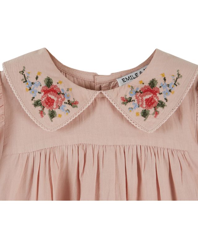 Emile & Ida Rose Cross Stitch Dress