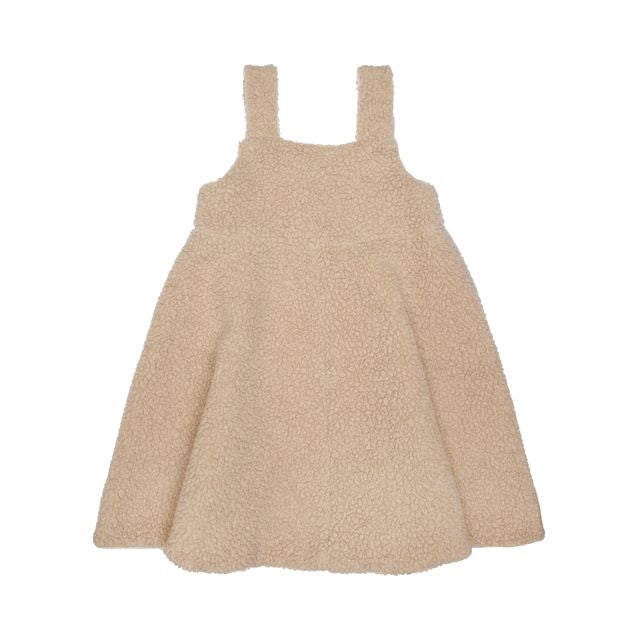 Paade Mode Leo Sherpa Pinafore Grey Dress