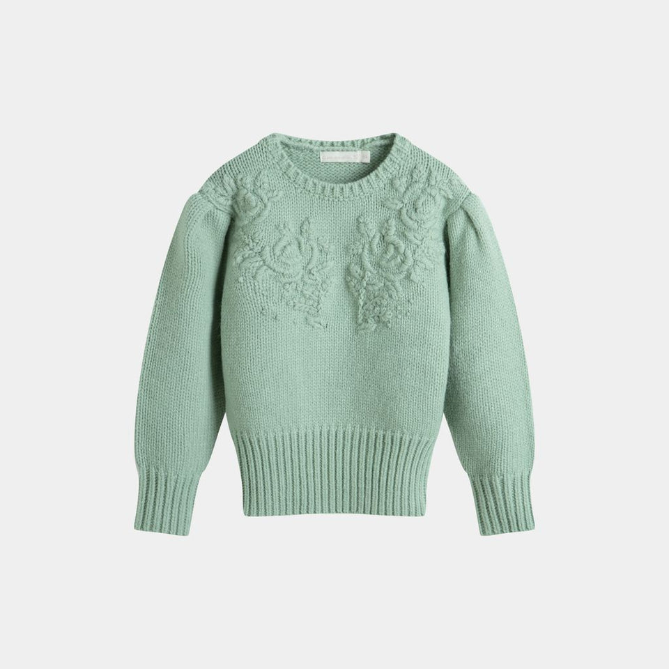 Cera Una Volta Gabri Powder Green Sweater