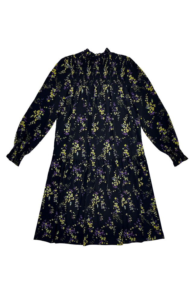 Zaikamoya Sandra Purple flowers Dress