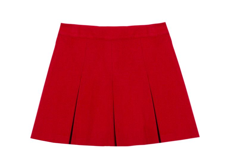 Patachou Delicate Bow Red Skirt