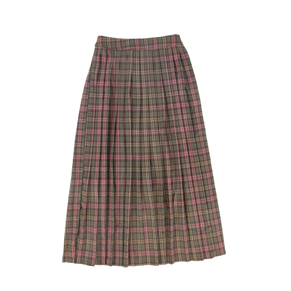 Valentina Plaid Colorful Maxi Skirt