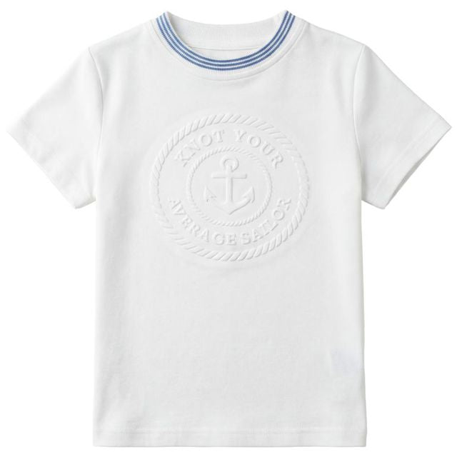 Calla Lili White Embossed T-Shirt