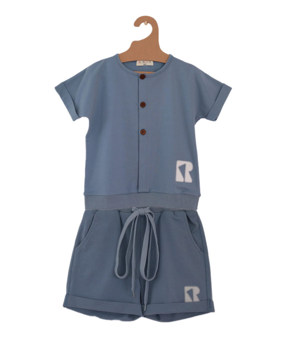 Retrokid Blue French Terry Set