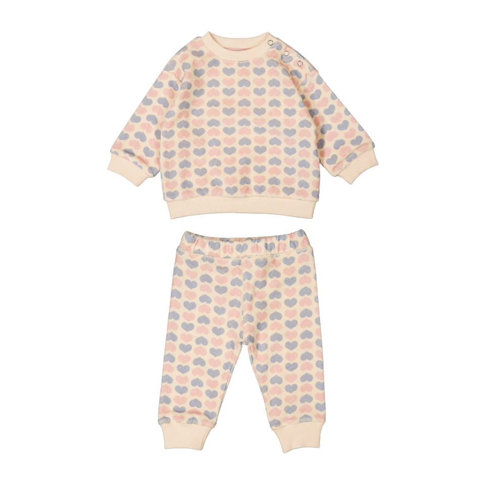 Louis Louise Jimmy Terry Heart Sweatset