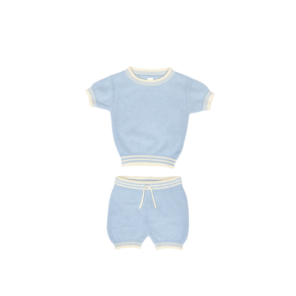 Tun Tun Mason Ice Blue/ Natural Set