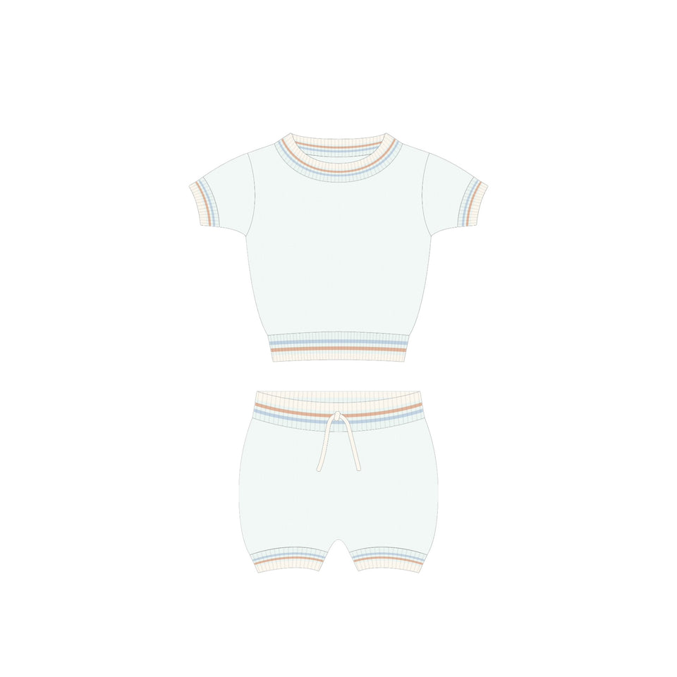 Tun Tun Mason Light Blue/ Natural Set