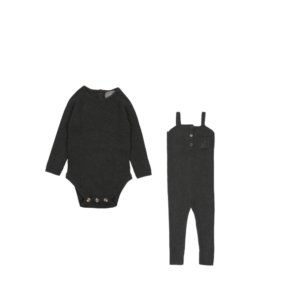 Sweet Threads Grey Kian Romper Set