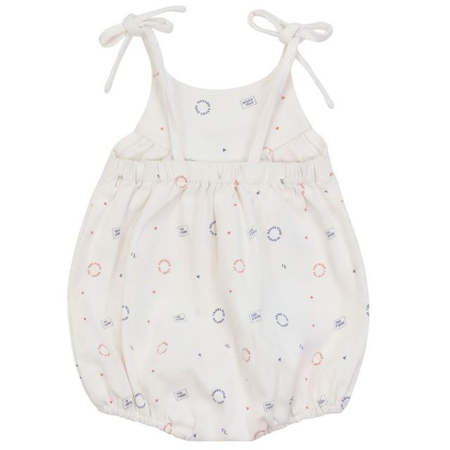Calla Lili White Golf Romper