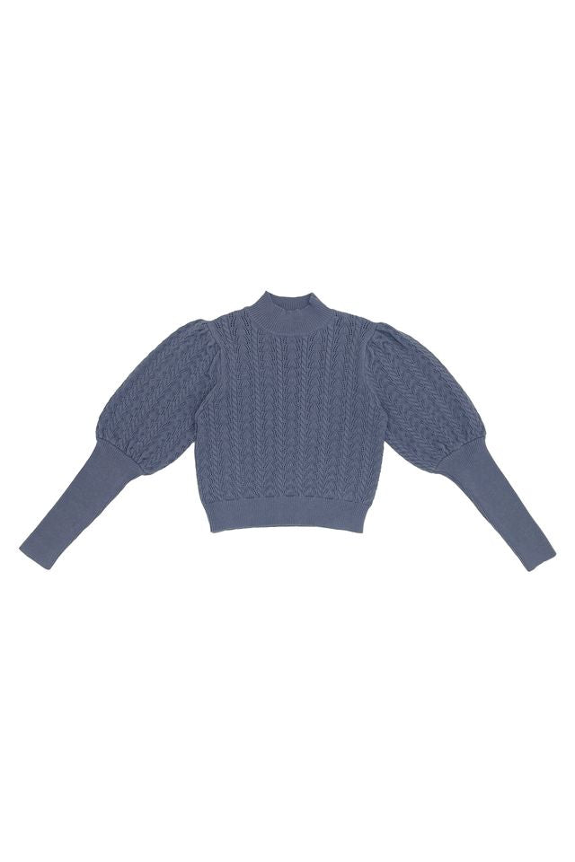 Zaikamoya Sydney Dusty Blue Sweater