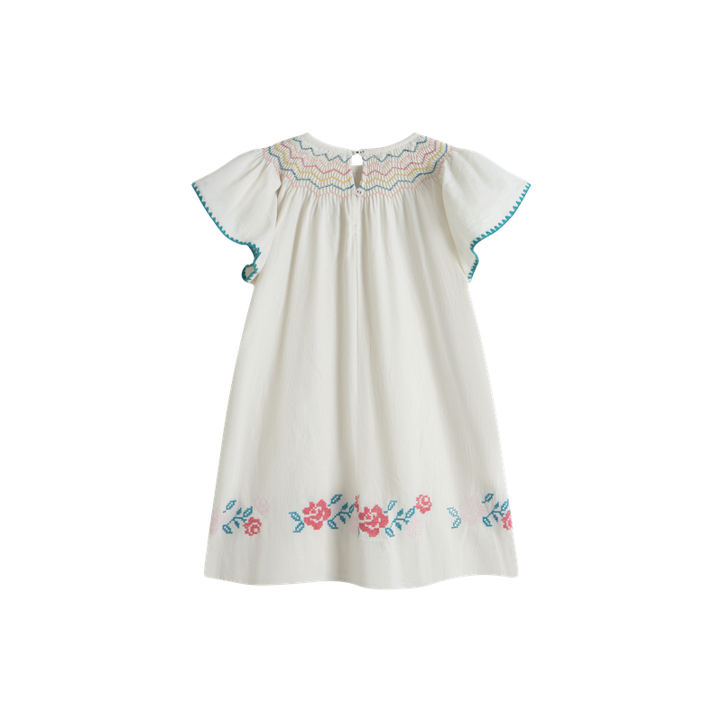 Cera Una Volta Carla Cream Dress