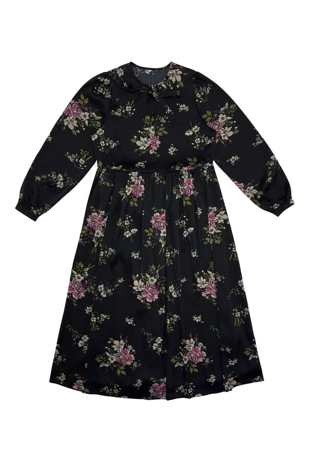 Elle oh Elle Bridget Purple Flower Dress