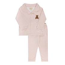 Elys & Co Pink Gingham Teddy Collection Pajamas