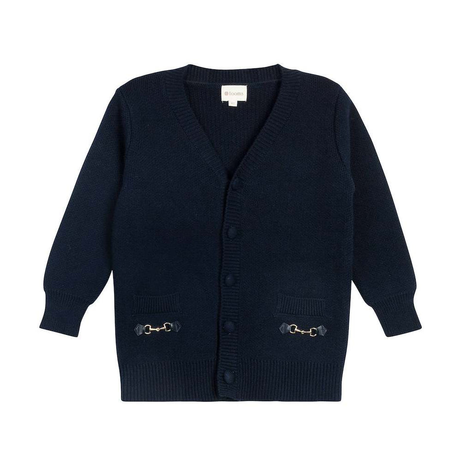 Looms Blue Plaid Collection Cardigan