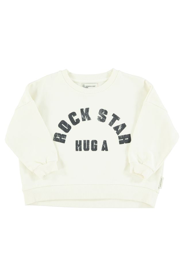 Piupiuchick Ecru "Rockstar" Sweatshirt