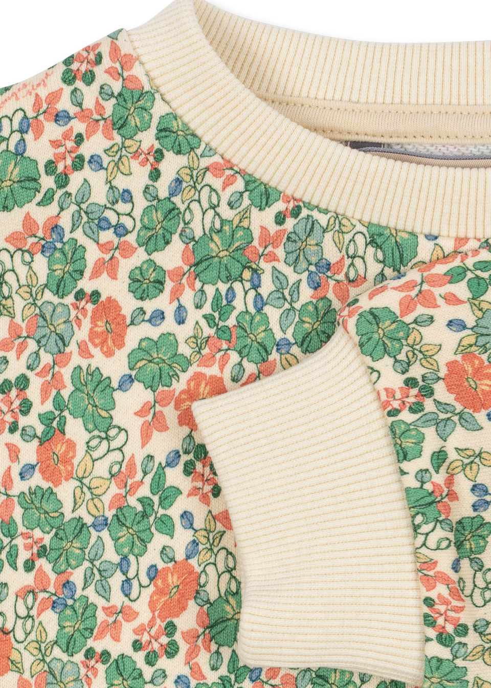 Konges Slojd Carlie Verde Loupy Print Sweatshirt