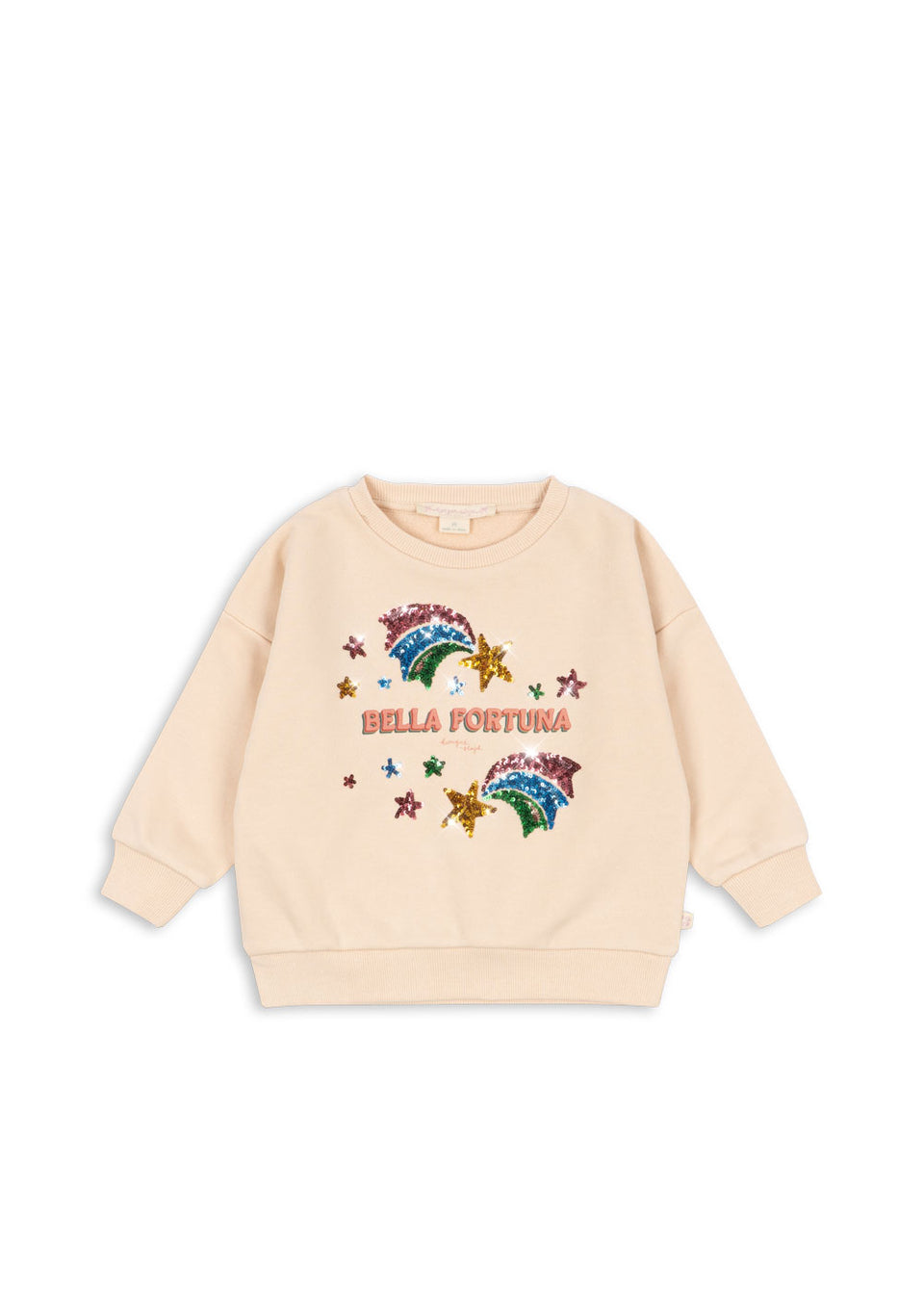 Konges Slojd Buttercream Lou Sequin Sweatshirt *runs full