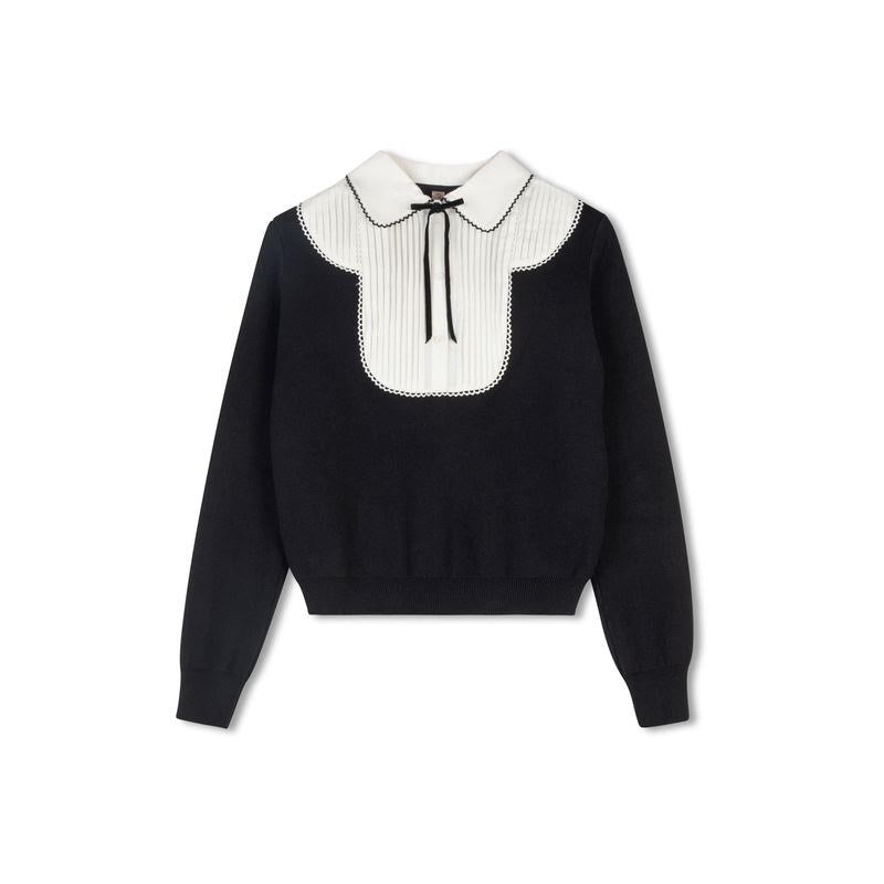 Poet Colorblock Knit Top