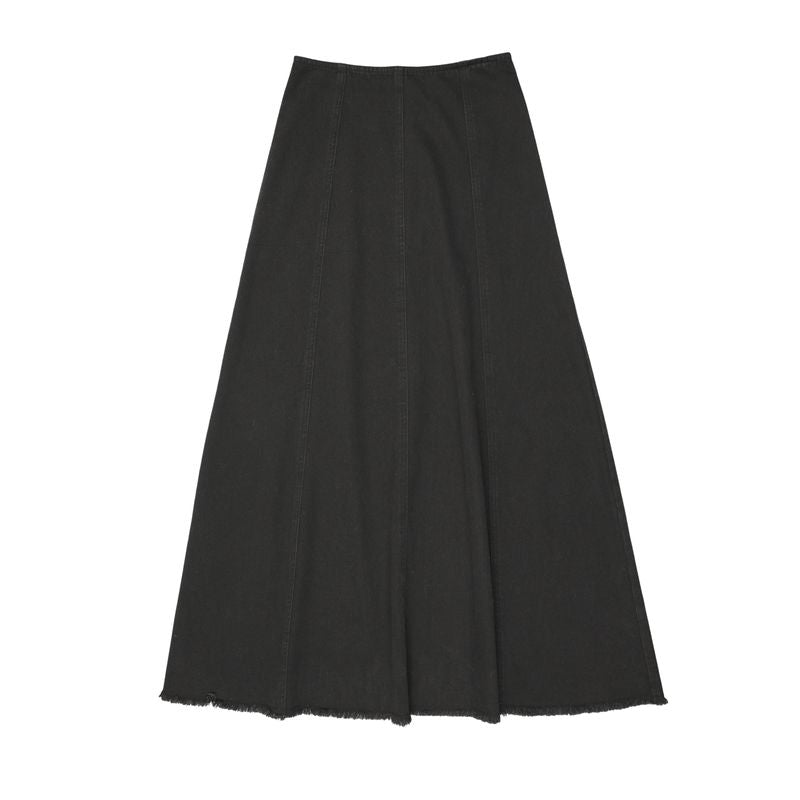 Froo Black Denim Carli Skirt