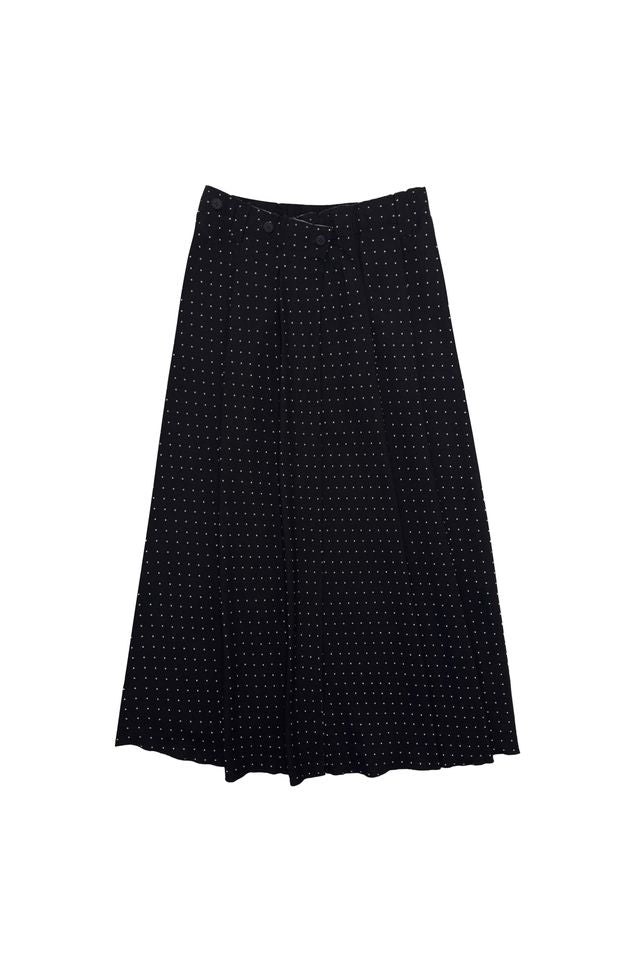 Zaikamoya Skylar Dots on Black Skirt