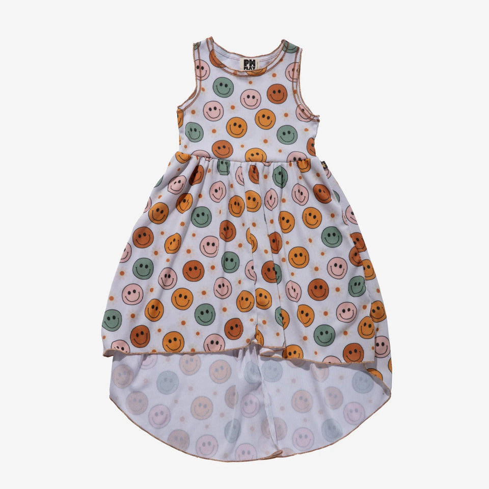 Ph Play Smiley Face High-Low Dress